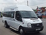 Бесплатный автобус Genser в пункт аренды автомобилей АрендаАвто-мум на Новорязанском шоссе